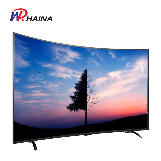 Haina 32 40 50 55inch di vendita calda curvo tv televisori made in china normale televisione