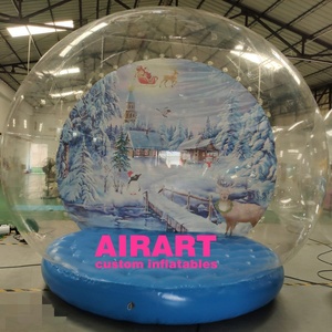 Globe de neige gonflable sur le thème de Noël pour événements interactifs - Product Image 4