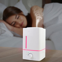 Diffuseur d'arôme de brume fraîche ultrasonique de parfum avec humidificateur coloré de purificateur d'air de lampe à led