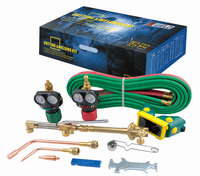 Kit de chalumeau de soudage portable Uweld, oxygène acétylène avec régulateur de gaz, kit de chalumeau de soudage et de découpe au gaz à vendre