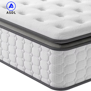 Nệm đặt hàng trực tuyến matelas 8-12 inch vải Vua Kích thước Latex Bonnell Túi mùa xuân lai Gel Bộ nhớ bọt nệm - Product Image 6