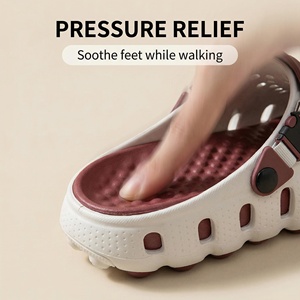 Sandali con Suola Massaggiante per Uomo, Zoccoli Estivi Unisex, Scarpe da Giardino Personalizzabili con Logo, Zoccoli Piatti in Eva per Uomo e Donna - Product Image 4