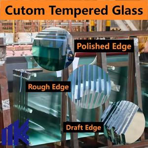 <span class=keywords><strong>Prix</strong></span> d'usine Verre flotté trempé réfléchissant teinté bleu foncé transparent 4MM 5MM 6MM 8MM 10MM 12MM pour salle de bain, extérieur, escalier, entrée - Product Image 3
