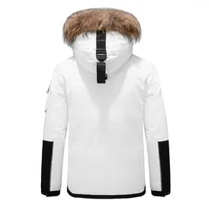 New Arrival Winter Men Women Best Black <strong>White</strong> Red Customized Hooded Breathable Eco-Friendly <strong>Waterproof</strong> Thick Windbreak <strong>Jacket</strong> - Product Image 1