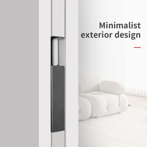 Embedded Wooden <strong>Door</strong> Handle Aluminum Alloy Sliding Barn <strong>Door</strong> Handle Pocket Wardrobe Sliding <strong>Door</strong> Anti-collision Handle - Product Image 5