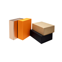 Emballage magnétique pliable en carton recyclé de luxe avec logo personnalisé Boîtes cadeaux en papier kraft à fermeture plate pliable