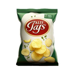 Bolsa de sellado trasero de suministro de fábrica impresa personalizada, patatas fritas de plátano, patatas fritas <span class=keywords><strong>Jolo</strong></span>, bolsa de embalaje de Aperitivos crujientes picantes - Product Image 2