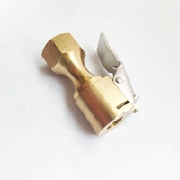 Embout de gonflage professionnel à verrouillage rapide pour gonfleur de pneus, accessoires de connecteur de valve en laiton durable pour pompe à air portable