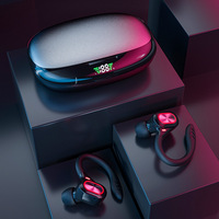 Écouteurs sans fil RUNCEIN, écouteurs Bluetooth, lecture de musique, écouteurs de sport avec écran LED, pour l'entraînement, pour Apple Huawei