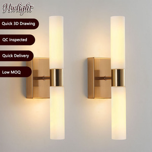 <span class=keywords><strong>Applique</strong></span> da Parete a LED con Paralume in Vetro Bianco, Lampada per <span class=keywords><strong>Bagno</strong></span>, <span class=keywords><strong>Specchio</strong></span> da Soggiorno, Personalizzabile, Controllata QC - Product Image 1