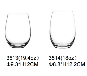 现代无铅水晶玫瑰金库珀调色无干杯酒杯 - Product Image 5