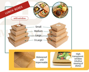 Caja de embalaje de Empanada con logotipo personalizado con compartimento divisor Cajas de cartón de salsa individuales para empacar Empanadas Dumpling - Product Image 2