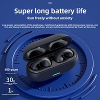 Meilleures ventes transfrontalières : Écouteurs sportifs T7500 à conduction osseuse, sans fil, non intra-auriculaires, de haute qualité, à clip d'oreille
