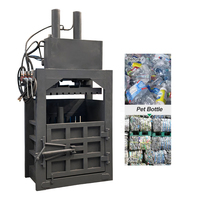 Presse à balles verticale professionnelle pour métaux de rebut, à double cylindre, robuste, pour canettes en aluminium