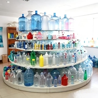 Machine de soufflage de bouteilles PET semi-automatique à 4 cavités, souffleur de bouteilles en plastique pour bouteilles d'eau, bouteilles gazeuses