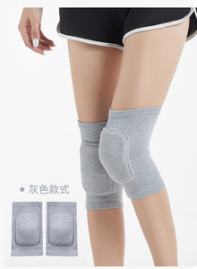 OEM Best Seller Fábrica al por mayor Barato Negro Beige Seguridad Baile Gimnasio Yoga Deporte <span class=keywords><strong>Rodilleras</strong></span> - Product Image 3