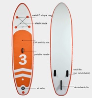 Planche à pagaie gonflable de sport de plein air de haute qualité personnalisée SUP gonflable personnalisé