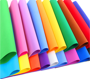 Emballage personnalisé Rouleaux de mousse <span class=keywords><strong>EVA</strong></span> brillant 10 pièces Feuilles de mousse pour projet de bricolage pour enfants - Product Image 1