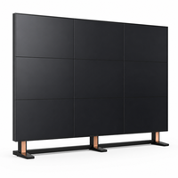 Mur vidéo LCD IPS 4K UHD 65 pouces avec cadre de 3,5 mm pour réunions d'entreprise importantes, garantie de 2,1 ans