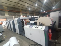Machine d'impression flexographique haute vitesse 4 couleurs 1300 mm pour l'impression d'étiquettes/papiers/sacs en plastique