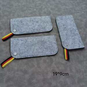 Niedriger Preis Mode erneuerbare einfache Filz Brille Tasche Persönlichkeit Reiß verschluss tasche Multifunktion ale Brille <span class=keywords><strong>Box</strong></span> <span class=keywords><strong>Box</strong></span> praktische Aufbewahrung tasche - Product Image 4