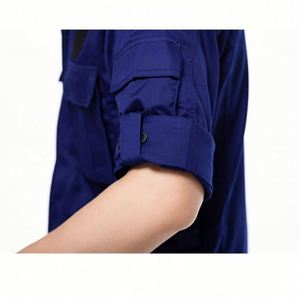 Design Customized New Work Clothes Winter Safety Long Sleeved Button up Shirt for Both Men and Women Security Uniform - Product Image 6