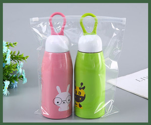 2022 sẵn sàng chứng khoán tùy chỉnh logo rõ ràng trong suốt Frosted PVC dây kéo túi poly cho quần áo & giày bao bì thấp moq túi nhựa - Product Image 2