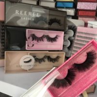 Cils en Soie 25mm à Marque Privée, Faux Cils en Vison 3D Naturels en Gros avec Contenant – Faux Cils