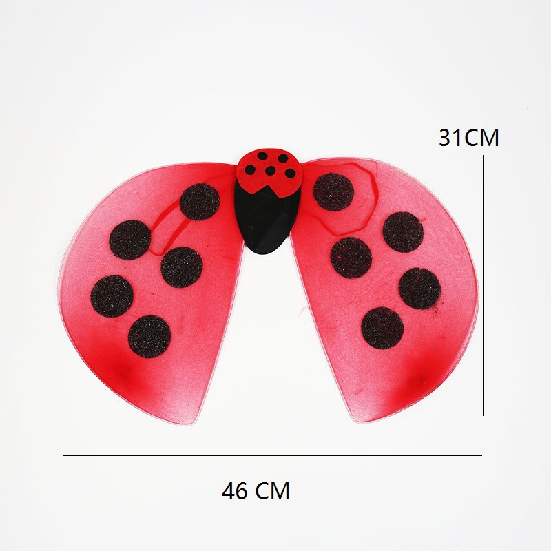red ladybug wings