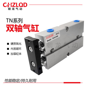 Cilindro Neumático Compacto de Doble Vástago TN16 de 500 mm de Alto Empuje con Tipo Estándar Magnético - Product Image 2