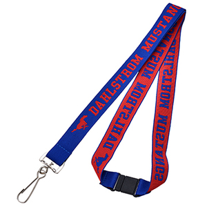 Personalized Durable Embroidered Detachable Woven Fabric Lanyard with <b>ID</b> <b>Holder</b> for Exhibition Events - Product Image 4