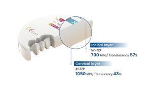 Aidite estetica Zirconia multistrato camma dentale zircone/zirkon - Product Image 4