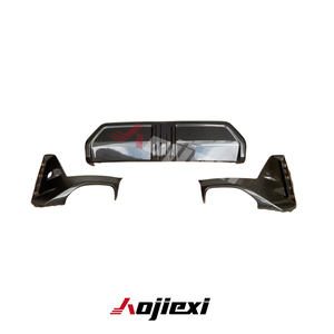 Difusor de Parachoques Trasero de Fibra de Carbono Estilo MP de Alta Calidad para BMW <span class=keywords><strong>Serie</strong></span> <span class=keywords><strong>3</strong></span> G20 G21 LCI <span class=keywords><strong>2023</strong></span>-2025 <span class=keywords><strong>Touring</strong></span>, Kit de Carrocería con Splitter Trasero - Product Image 2