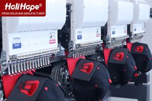 Holihope เครื่องเย็บปักถักร้อยด้วยระบบคอมพิวเตอร์1200ความเร็วสูงหมวกแก๊ปเสื้อยืดแบน45% ด้วยความเร็วสูง - Product Image 4