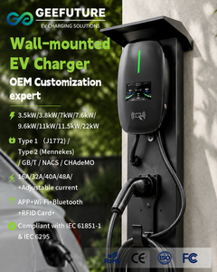 แอปอัจฉริยะ32A 22Kw 3เฟสเอชพีเครื่องชาร์จไฟฟ้ากระแสสลับแบบไดนามิกปรับสมดุลย์น้ำหนักเครื่องชาร์จ EV 1.6j ocpp <span class=keywords><strong>mennekes</strong></span> Type 2 - Product Image 2