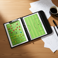 Tableau d'entraînement de football pliable FDFIT avec logo personnalisable, vente en gros, kit de tableau tactique de football magnétique avec marqueur effaçable à sec