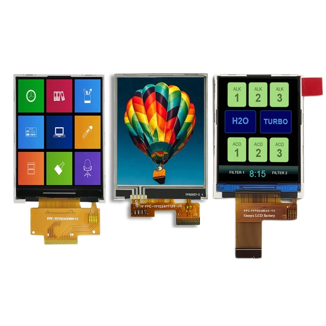 2.4 Inch TFT LCD with Resistive Touch Screen ILI9341 ST7789 240x320 Dots Matrix RGB IPS SPI 2.4" TFT Display