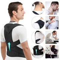 Correcteur de posture pour le dos, soutien lombaire, soutien dorsal pour améliorer la posture, soulager les douleurs dorsales