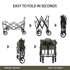 Multi Purpose Lightweight Durable Folding Camping Wagon Easy to Carry and Store - Product Image 5