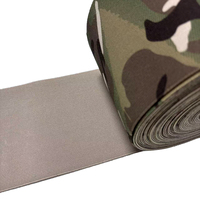 Sangle élastique en nylon imprimé camouflage tactique, souple et durable, sangle élastique personnalisée, vente en gros d'usine