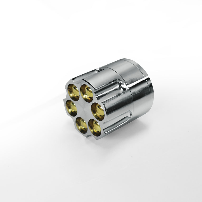 Customized Zinc Alloy Weed Herb Grinder Manual Tobacco Accessories