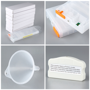 Mực Refill Tương Thích Tank Bơm Lại Cartridge Set Cho Epson Stylus Pro 7800 4800 4880 7880 9880 9800 Với Chip - Product Image 5