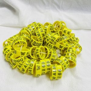 Anelli per Zampe di Piccione 14mm, Anelli Identificativi per Piccioni, Strumento di Identificazione per Volo all'Aperto, Anelli in Alluminio per Zampe - Product Image 1