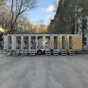 Conteneur maritime transformable en café pop-up 20 pieds, extensible, pliable, mobile, portable, pour location et stockage, en panneaux sandwich d'acier - Product Image 3