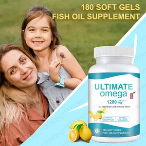 חם מוכר אומגה האולטימטיבי sofgels 1280mg/שירות תמיכה המוח לב & lamon בריאות חיסונית טעם לימון בריאות המערכת החיסונית - Product Image 3