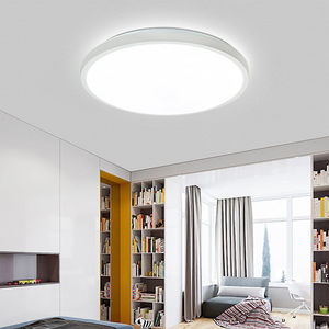 Plafonnier LED moderne et minimaliste monté en surface pour chambre à coucher salon balcon base en métal durable pour hôtels - Product Image 4