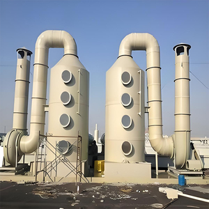 Depurador de gases residuales Sistema de purificación de aire Equipo industrial Depurador húmedo para gases de escape ácidos Dióxido de azufre Gas de amoníaco - Product Image 1