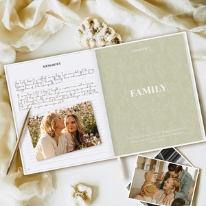 Diario A5 con Impresión Personalizada en Dorado, Ecológico, Impreso en CMYK, Libro de Historias de Árbol Genealógico, Agenda, Planificador, Cuaderno - Product Image 4