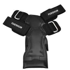 Resistente in gomma Full Palm Guard supporto da polso per allenamento da palestra impugnature antiscivolo Crossfit protezione del palmo di sollevamento per il Fitness - Product Image 1