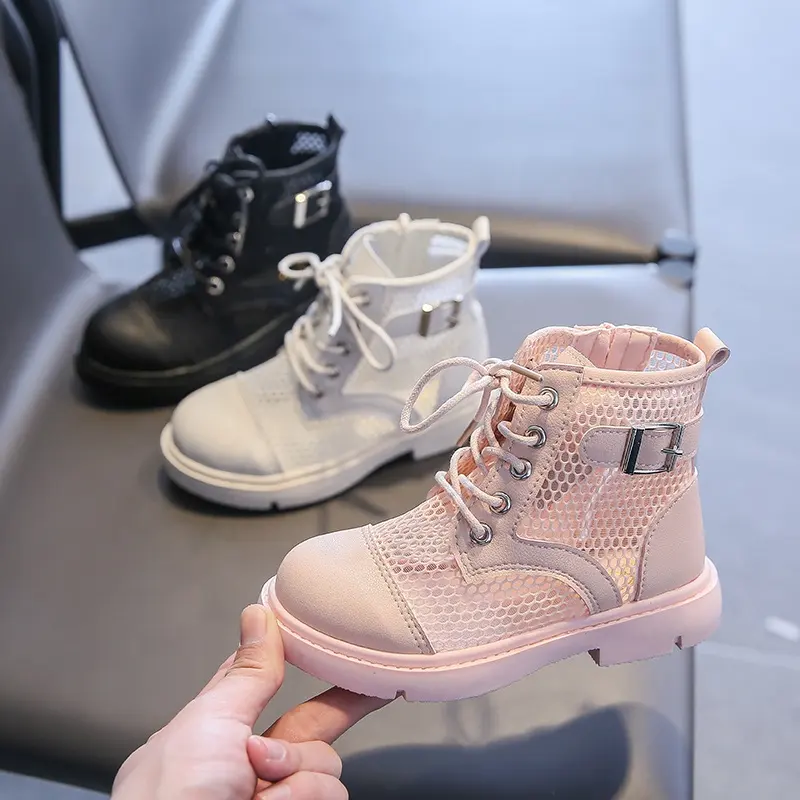 2021 New Fashion Kids Casual Boots Children's Summer Ankle Size 26-36 Girl Boots Girls Shoes Kids Unisex Mesh Shoes For Kids